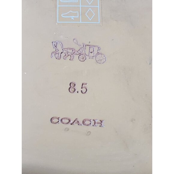 Coach Womens Haley Black Leather Horse Bit Slip-On Loafer Shoes Size 8.5B - Picture 5 of 15